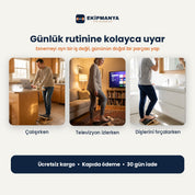 Ekipmanya Eğim Pro – Ayarlanabilir Ahşap Esneme Tahtası | Baldır ve Aşil Germe Rampası